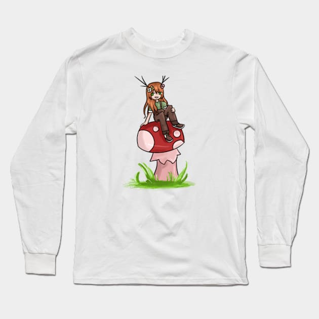 GeminiTay & Mushroom Long Sleeve T-Shirt by JellyWinkle